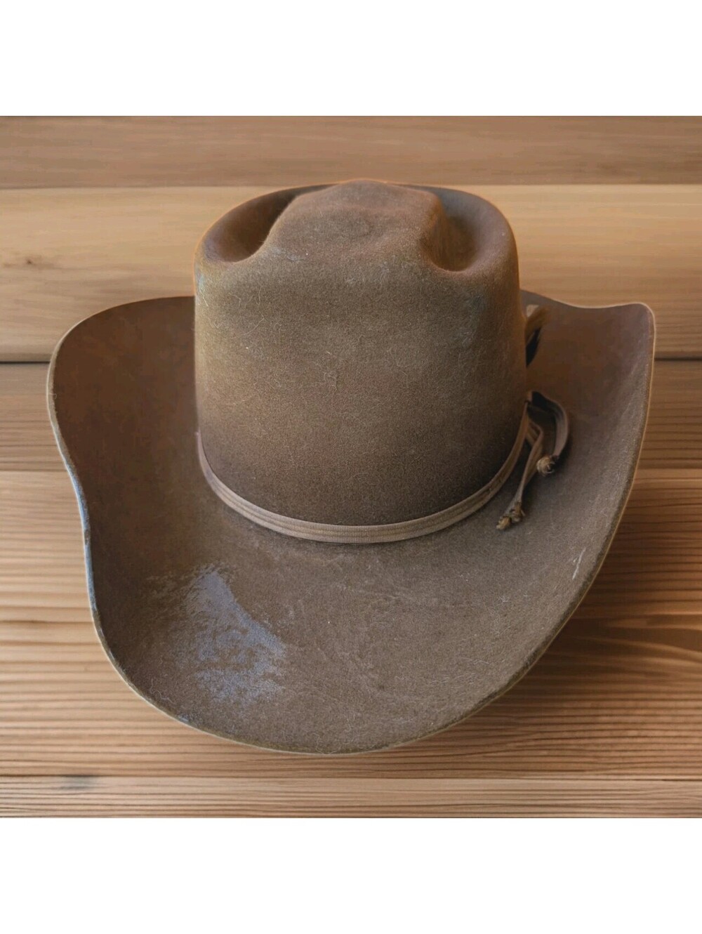 Vintage The Westerners Missoula MT Brown Felt Western Cowboy Hat Size 7–7 1/8...